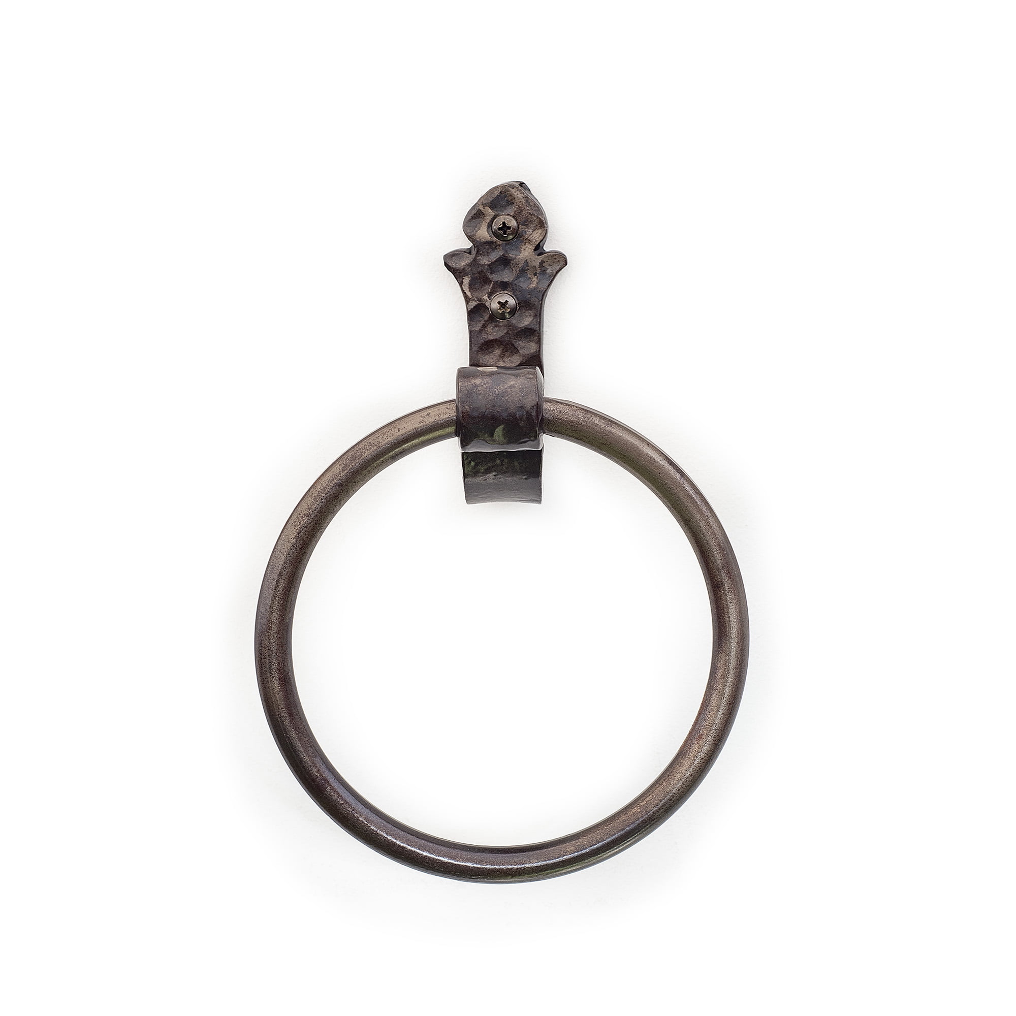 Hand Forged Natural Iron Wall Mounted Towel Ring