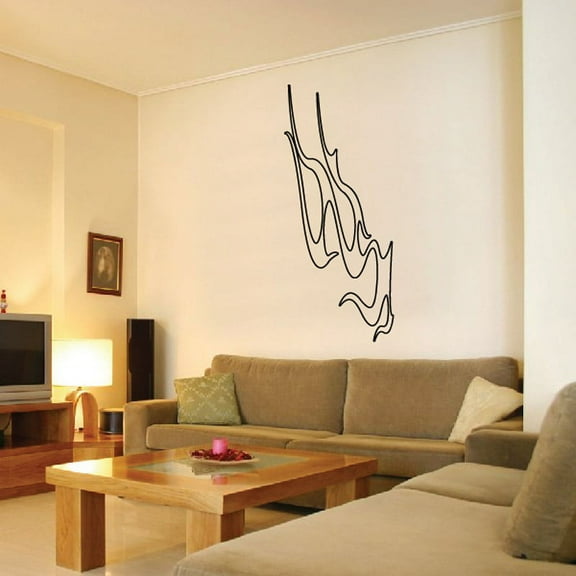 Twisted Fireball Ghost Flames Car Decal - Vinyl Decal - Wall Decal - CF367 - 36 Inches