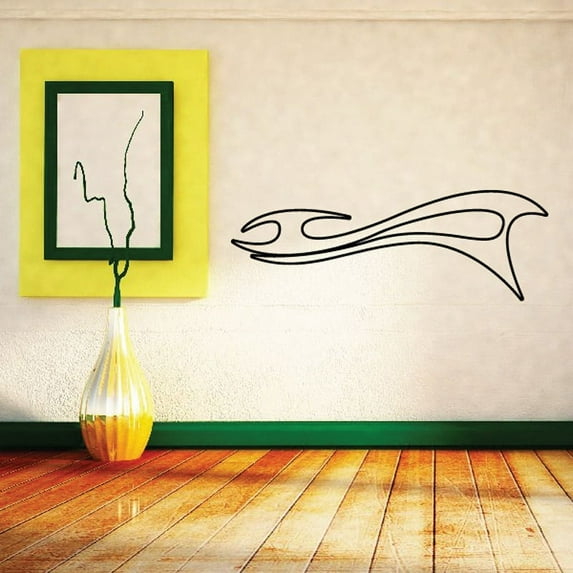 Twisted Ghost Flames Car Decal - Vinyl Decal - Wall Decal - CF217 - 36 Inches