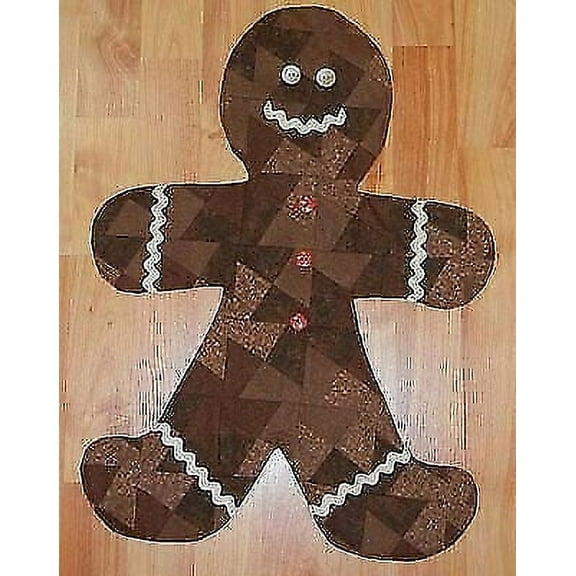 Twisted Gingerbread Man Pattern by Rose Pohlar
