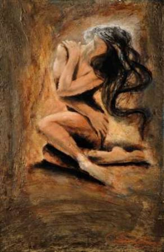 Twisted Girl Canvas Art - Patrick Reynolds (12 x 18)
