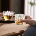 thumbnail image 1 of Twisted Glass Beer & Whiskey Glass | 170ml Thickened Novelty Drinking Cup | Colorful, Clear, Brown, Gray Options, 1 of 6