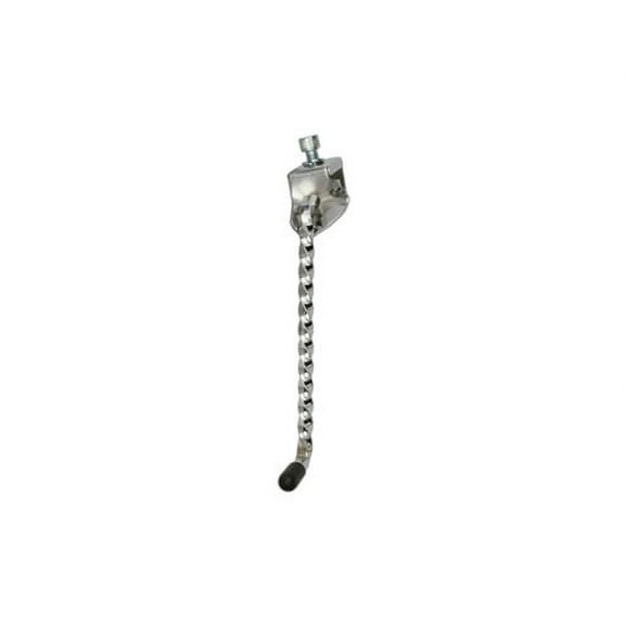 Twisted Kickstand 7-1/2" Chrome. Bike kickstand, bicycle kickstand, lowrider kickstand, chopper