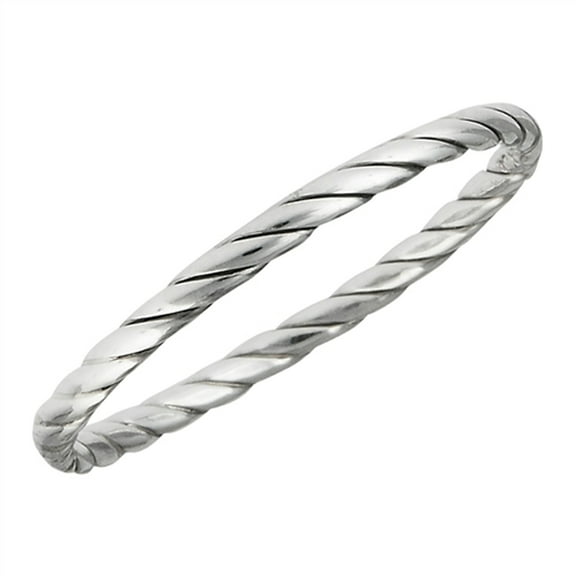 Twisted Knot Wedding Ring Sterling Silver Stackable Criss Cross Band 925 Jewelry Female Male Size 6