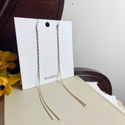 Twisted Long Drop earrings