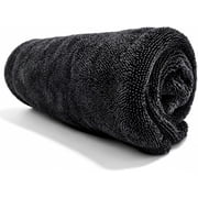 Twisted Loop Microfiber Drying Towel, 36x24 Inch 1300 GSM Super Absorbent Scratch Free Lint Free Streak Free Washable Professional Auto Detailing Towel for SUV