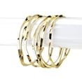 thumbnail image 1 of Twisted Metal Bangles, Gold, 2-3/4-Inch, 7-Count, 1 of 1