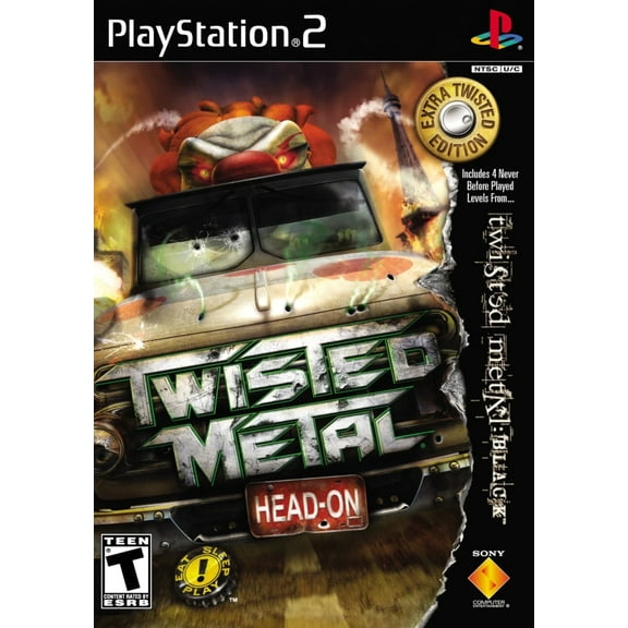 Restored Twisted Metal: Head On, Physical, for PlayStation, Action & Adventure, Parental Controls, Video Game