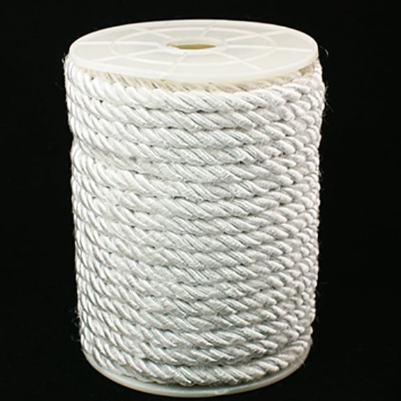 Twisted Nylon Thread Silver 5mm about 18~19yards/roll