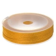 thumbnail image 1 of Twisted Nylon Twine Thread Beading Cord 2mm 13M/43 Feet Extra Strong Braided Nylon String, Golden, 1 of 6