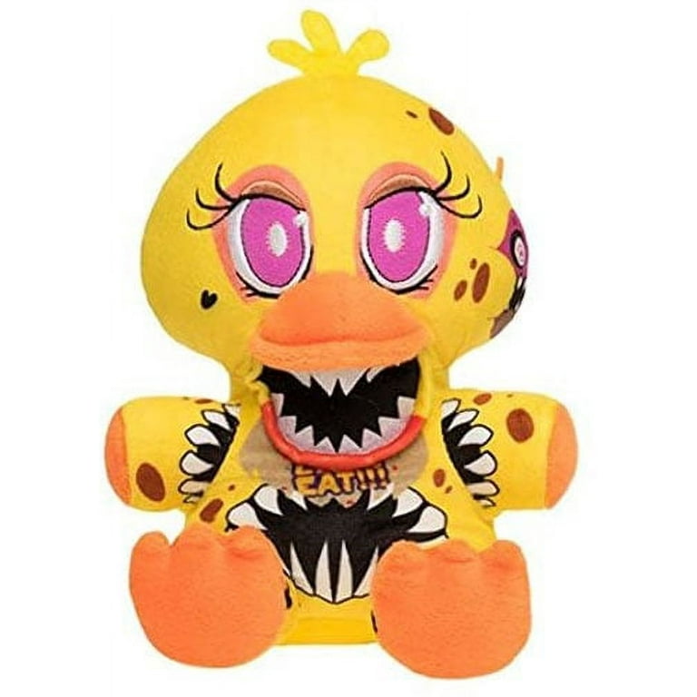 Twisted Chica Plush Toy, FNAF plushies Toy, FNAF All Character Stuffed  Animal Doll Children's Gift Collection,8”