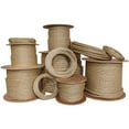 thumbnail image 1 of Twisted ProManila Rope - UnManila, 3 Strand Outdoor Rope - Lightweight Synthetic Manila for DIY Projects, Marine, Commercial, DIY, Contractor - 5/8 Inch x 300 Feet (Coil), 1 of 5