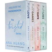 Twisted Series 4 Books Collection Box Set by Ana Huang   Complete Romance Series Bundle includes Twisted Love; Twisted Games; Twisted Hate and Twisted Lies