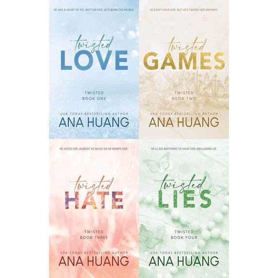 Twisted Series 4 Books Collection Set by Ana Huang Twisted Love, Twisted Games, Twisted Hate and Twisted Lies
