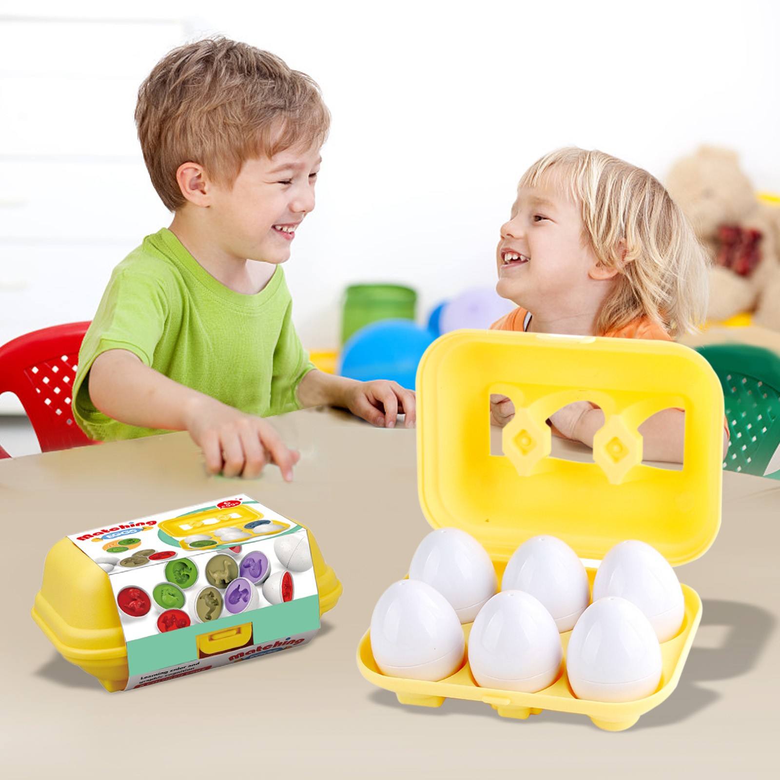 Twisted Shape Vegetable Matching Toys Set | 6PCS Simulation Puzzle Game ...