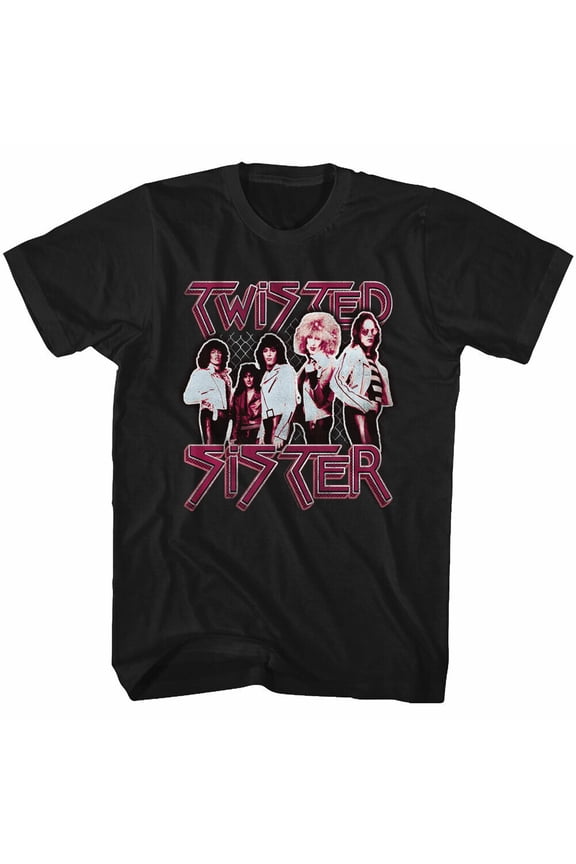 Twisted Sister Band Photo Men's T Shirt 70's Metal Band Music Merch