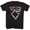 thumbnail image 1 of Twisted Sister Bone Logo Black Adult T-Shirt, 1 of 2