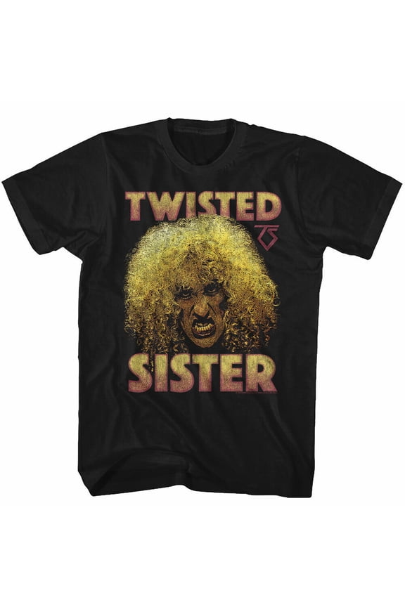 Twisted Sister Dee Snider Angry Face Men's T Shirt 70's Metal Band Music Merch