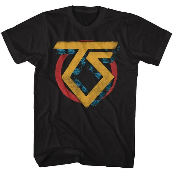 Twisted Sister Vintage Ts Logo Black Adult T-Shirt 4Xl