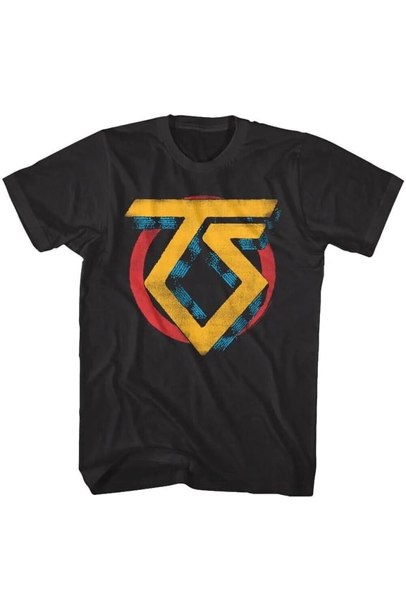 Twisted Sister Men's Shirt Rock Band Logo Print Graphic Tees