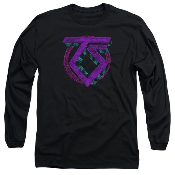 Twisted Sister Symbol Long Sleeve Adult 18/1 T-Shirt Black