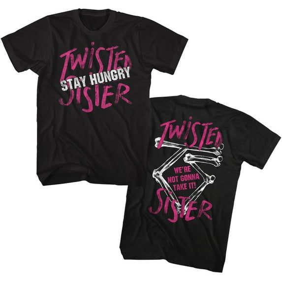 Twisted Sister Ts Wngti Black Adult T-Shirt Xlt ***F&B***