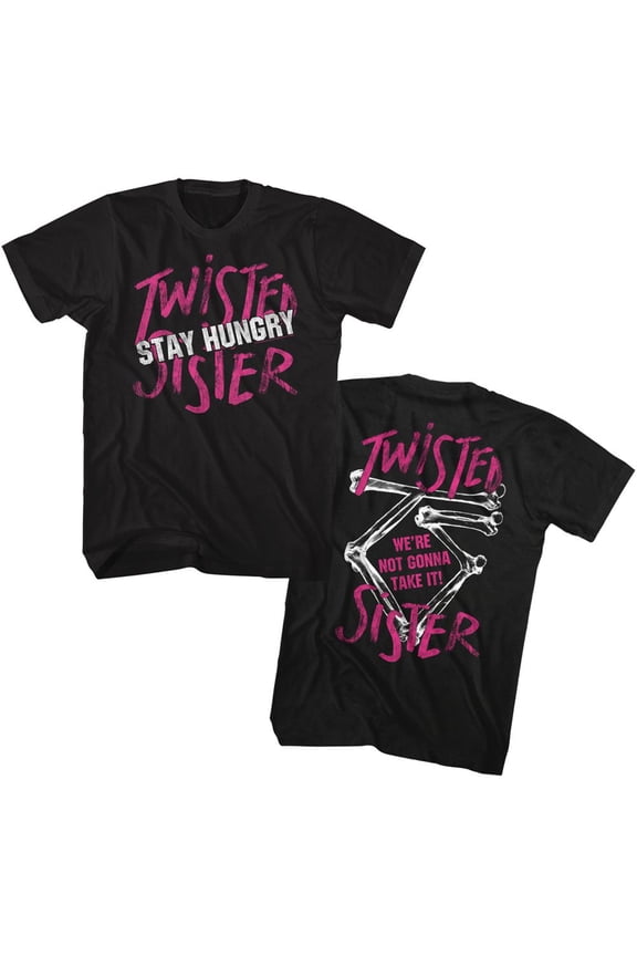 Twisted Sister Ts Wngti Black Adult T-Shirt 2Xl ***F&B***