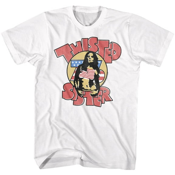 Twisted Sister Twisted '76 White Adult T-Shirt