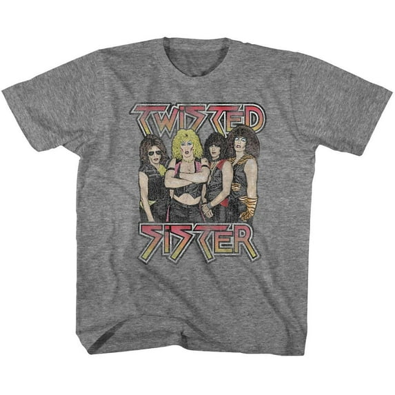 Twisted Sister Twisted Sister Graphite Heather Youth T-Shirt