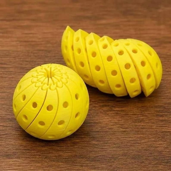 Twisted Sphere Fidget Ball Toy, Stress Relief Sensory Sphere for Focus and Relaxation, Printed Sports Design Fidget Toy for Adults, Portable Anxiety Relief Device for Work and Study Environments