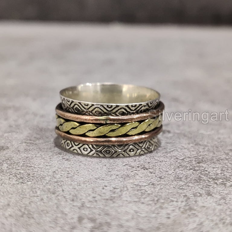 Twisted thumb ring deals