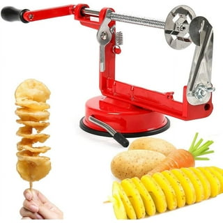 Commercial Manual Spiral Potato Chips Curly Fries Twist Hot Dog Cutter  Slicer - AliExpress