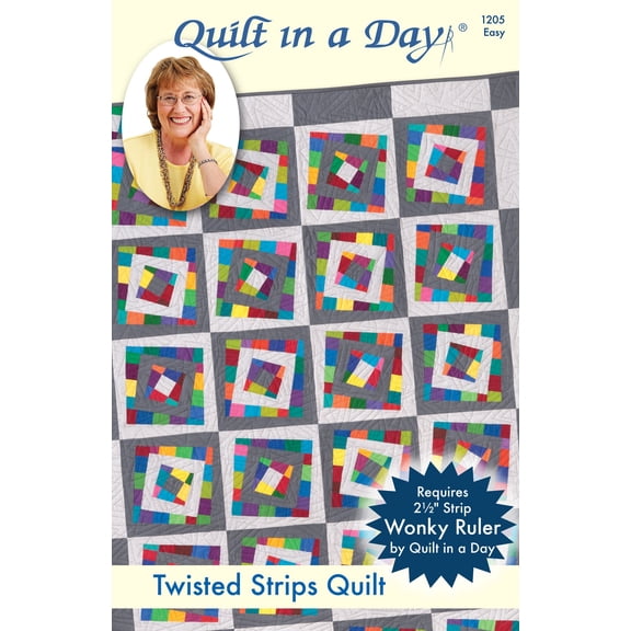 Twisted Strips Quilt Pattern