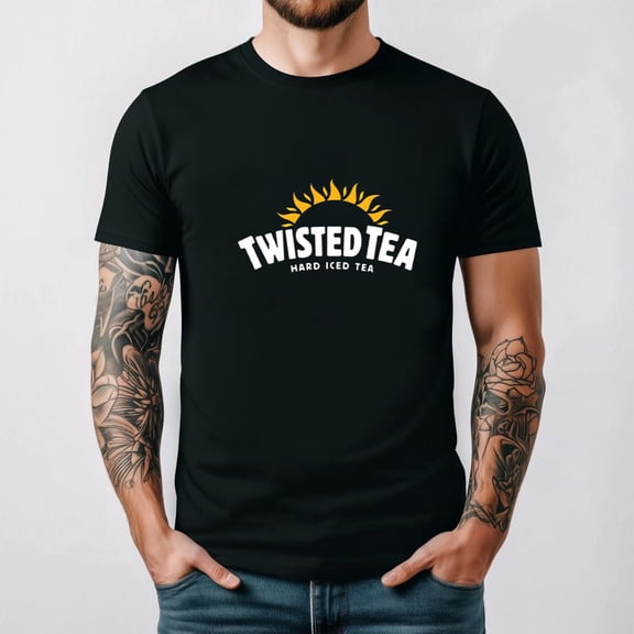 Twisted Tea Funny Retro Beverage Inspired Graphic Humor Style Unisex T-Shirt, for men & women, up to size 5XL.