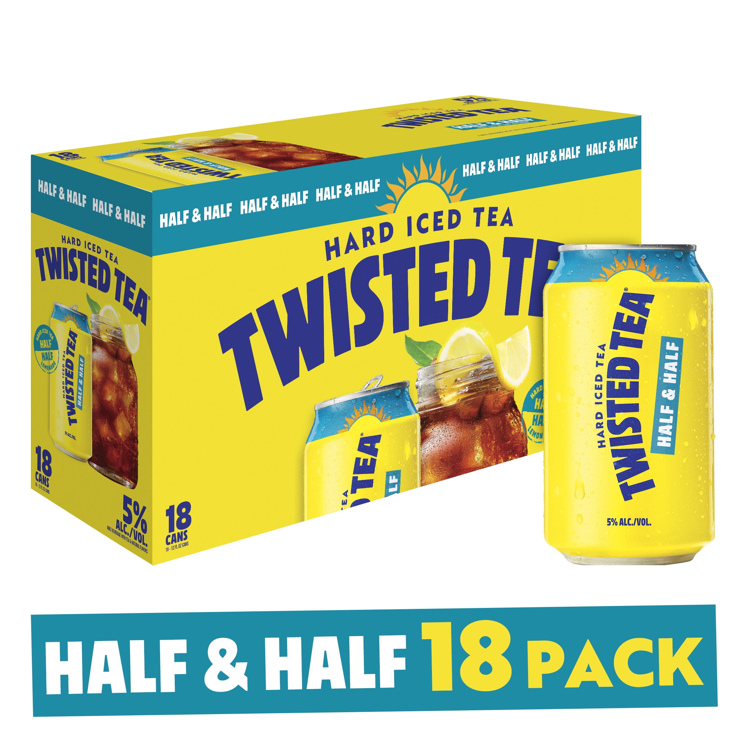Twisted Tea Half & Half Hard Iced Tea, 12 Pack, 12 fl. oz. Cans