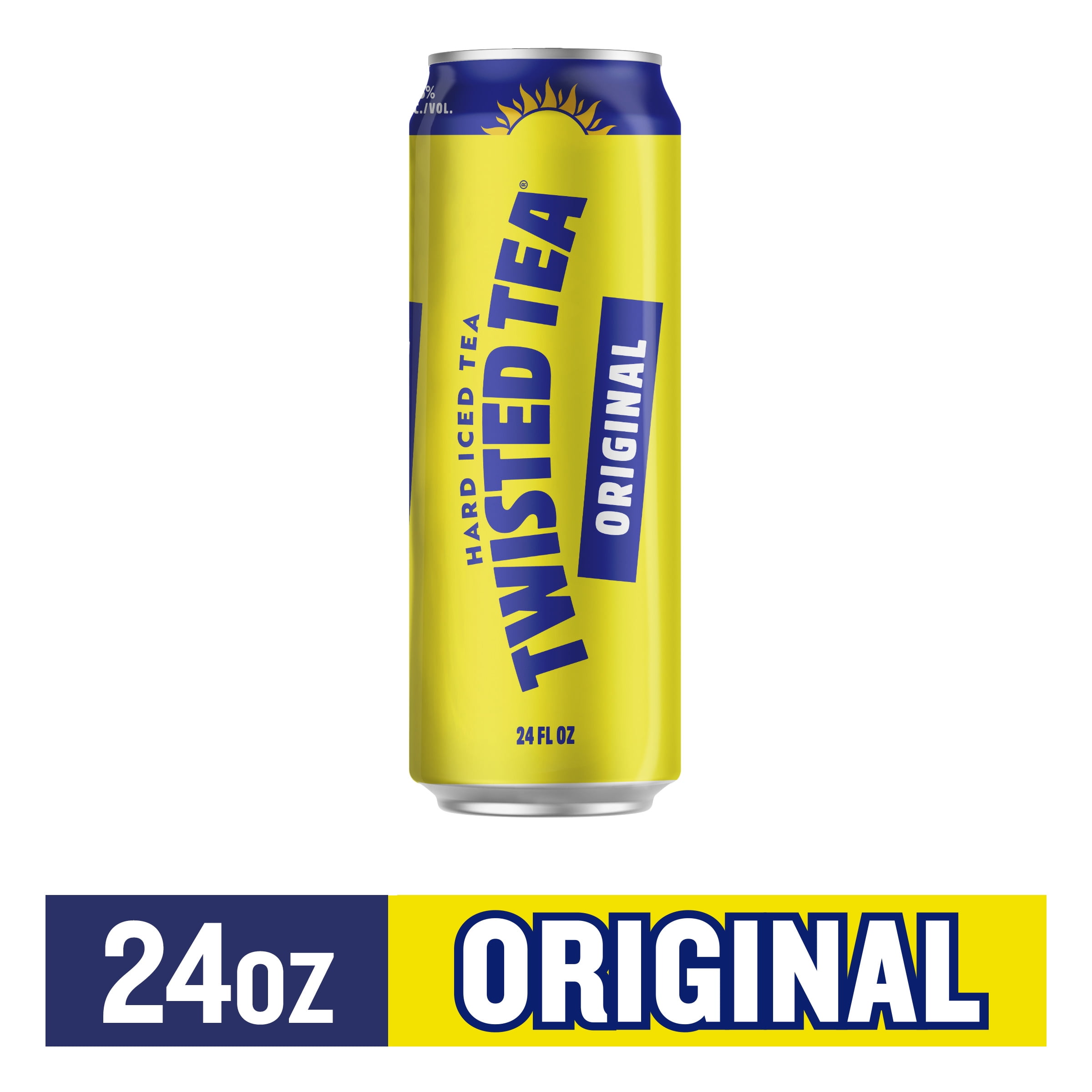 Twisted Tea Original Hard Iced Tea, Single, 24 fl oz Aluminum Can, 5% ABV