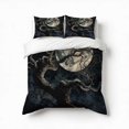 thumbnail image 1 of Twisted Tree And Surreal Moon Bedding Set 3 Pcs Soft Microfiber Quilt Cover For Bedroom Decor, Comforter Cover With 2 Pillowcase, 1 of 5