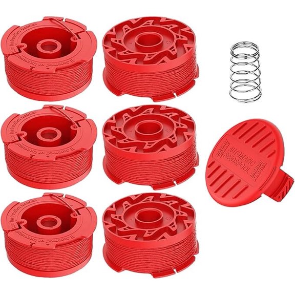 Twisted Trimmer Spool Line .080" 20ft Compatible with Craftsman CMCST910 CMCST930P1 CMCST910B CMCST910M CMCST910M1, CMZST080 CMZST0803 CMZST120SC, 6 Pack
