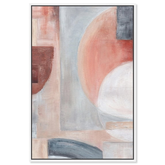 Twisted Truth I Canvas Print Boho Wall Decor by Art Remedy, White Frame, 36 x 54