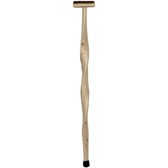 Twisted Walking Cane with Handle – Solid Hardwood Wooden Walking Cane, Rustic Design for Walking Support, Amish Made in USA
