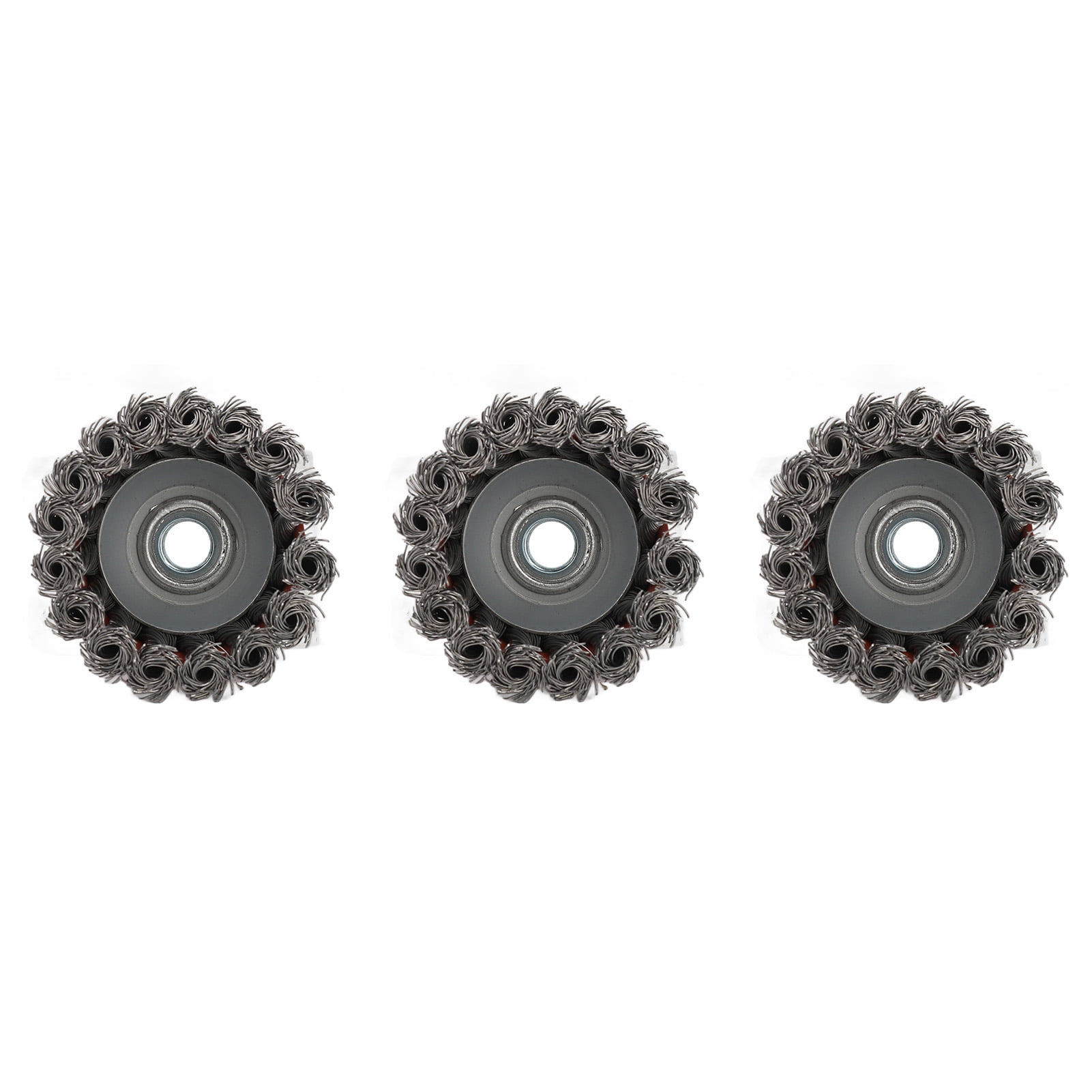 Twisted Wire Brush Set, Standard Interface Steel Wire Cup Brush High