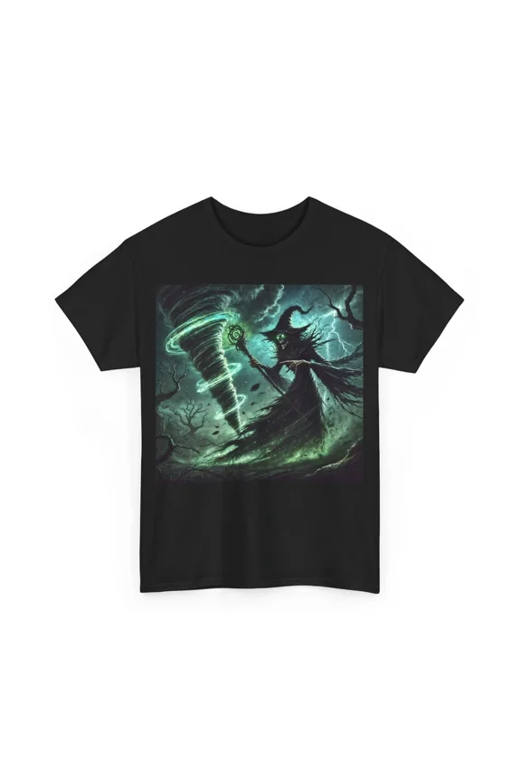 Twisted Witch Graphic Tee Original Gothic Magic Vibes Unisex T-Shirt, up to Size 5XL