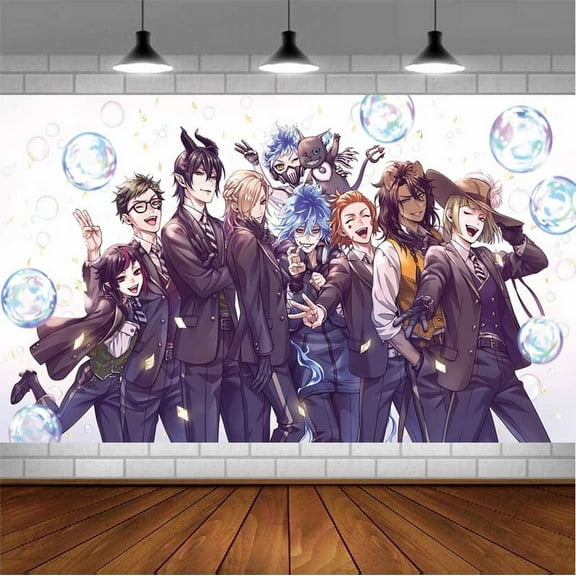 Twisted Wonderland Backdrop Banner Party Supplies Poster Movie Theme Background for Photography Birthday Decorations