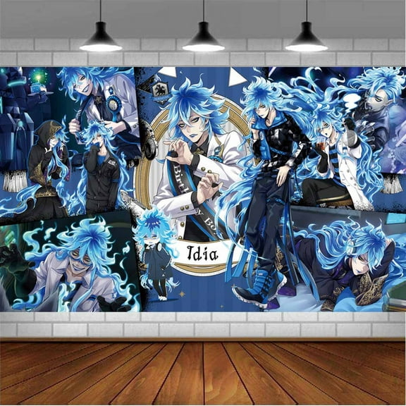 Twisted Wonderland Backdrop Banner Party Supplies Poster Movie Theme Background for Photography Birthday Decorations