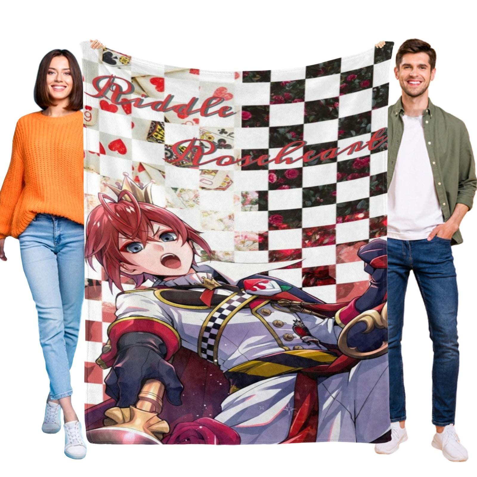 Twisted Wonderland Throw Blanket Gifts for Fans Lover Girls Boys Women Present Hoodie Him Bed 30"x40"