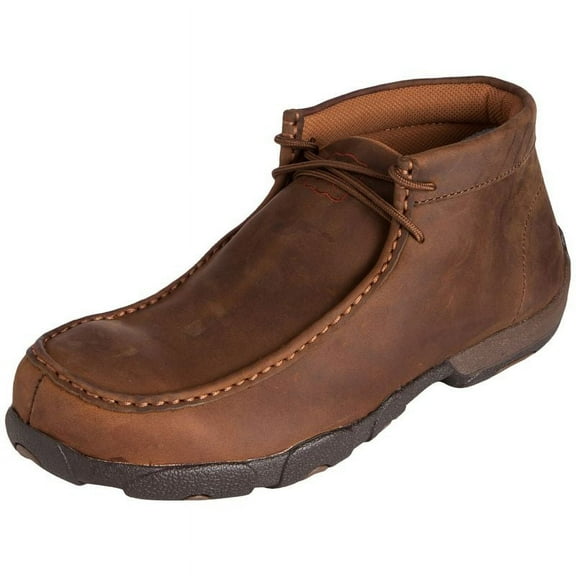 Twisted X Bomber Driving Mocs Steel Toe Brown 7 W