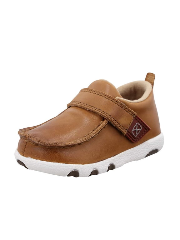 Boots Boys ICA0023 Infant Twisted X Distressed Leather Moc 2 Tan