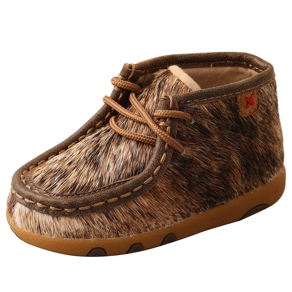 Twisted X Boots Boys Infant Brindle Hair on Hide Casual 6 Light Brindle Walmart