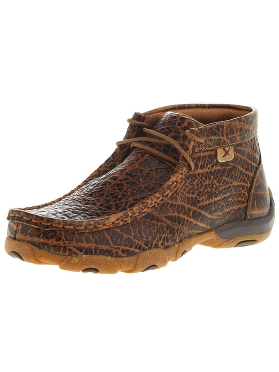 Boots Boys YDM0049 Twisted X Kid's Golden Elephant Moc 4m Tan -2 inch Heel Height