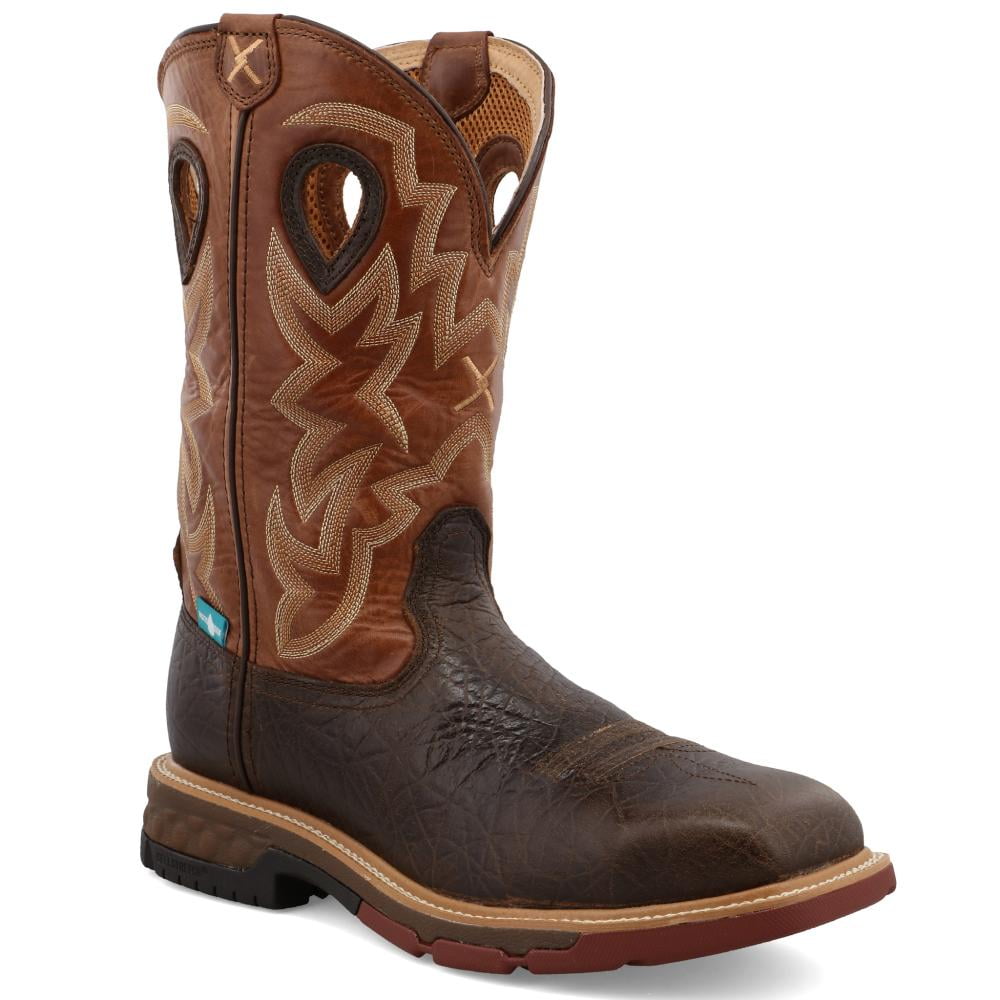 Twisted X Boots MXBAW02 MEN`S TWISTED X Smokey Chocolate 12` Spice Top